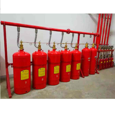 jakość  Red FM200 Pipe Network System 4.2MPa / 5.6MPa Mixed Gas Fire Suppression System fabryka