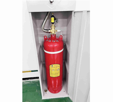 Heptafluoropropan Fm200 System przeciwpożarowy jednozone sterowanie z cylindrami 90L