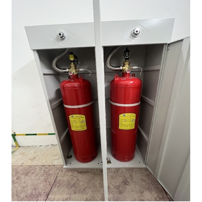 Heptafluoropropan Fm200 System gaśniczy 120L Rodzaj czerwonej szafki