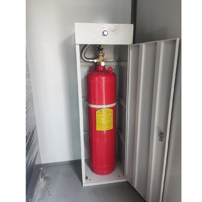 FM200 System przeciwpożarowy szafki 120L Pojemność zamknięta powódź DC 24V 1.5A