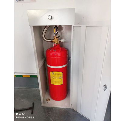 120L FM200 HFC227ea Czerwony cylinder gazowy gaśnik 2,5 MPa