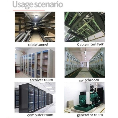 Izolowany system gaśniczy FM200, niezanieczyszczający, nadający się do pomieszczeń magazynowych