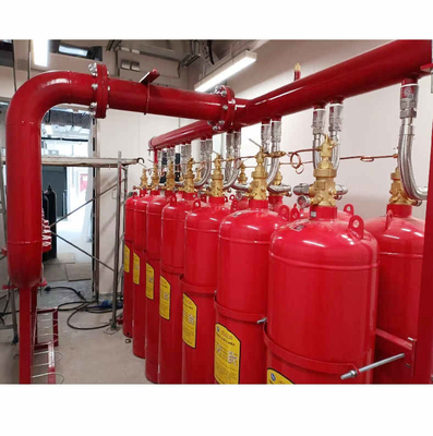 Wysoki poziom bezpieczeństwa Czerwony FM200 Cylinder Heptafluoropropane HFC 227ea System tłumienia gazu
