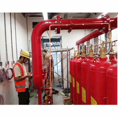 70L 90L 120L 150L Cylinder FM200 w pomieszczeniach wewnętrznych Cylindry tłumiące gaz o mocy 2,5 Mpa