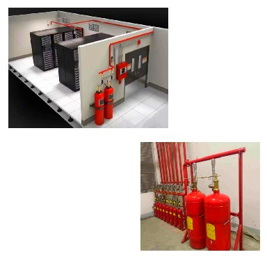 Heptafluoropropan FM200 System gazowy gaśniczy 4.2Mpa / 5.6Mpa Ciśnienie robocze