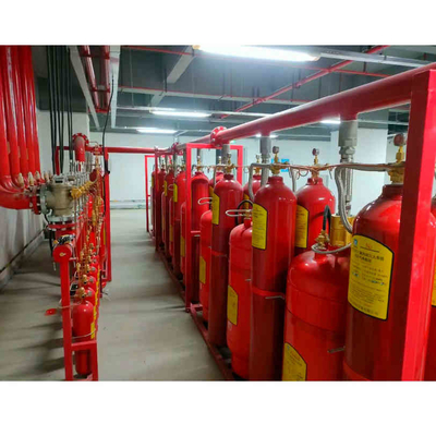 Heptafluoropropan FM200 System przepływu tłoków przeciwpożarowych w pomieszczeniu komputerowym