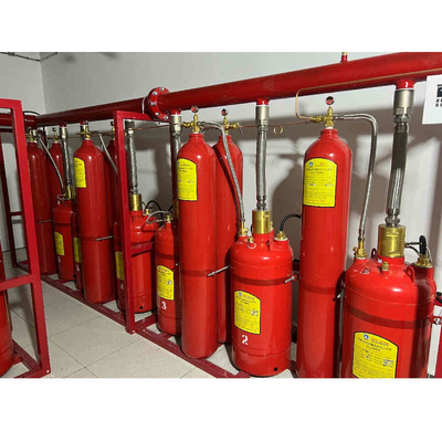Heptafluoropropan FM200 System przepływu tłoków przeciwpożarowych w pomieszczeniu komputerowym